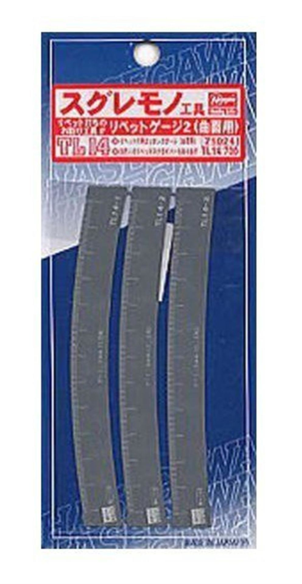 Hasegawa TL14 71044 Perçin Şablonu - Eğimli Hatlar İçin