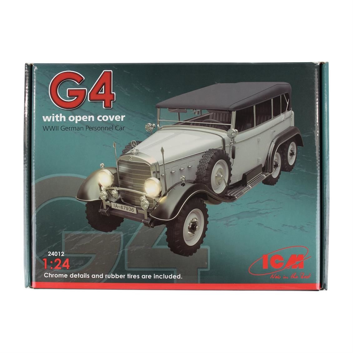 24012 SCALE 1:24-TYP G4 WİTH OPEN COVER, WWII GERM