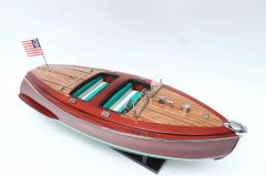 GIANHIEN SB0014P50 CHRIS CRAFT RUNABOUT AHŞAP HAZIR SÜRAT TEKNESİ MAKETİ