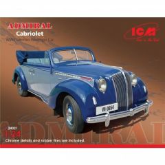 24021 SCALE 1:24,ADMİRAL CABRİOLET, WWII GERMAN PA