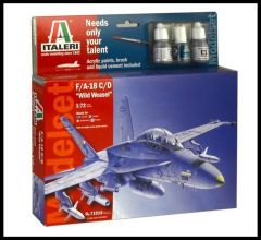 Italeri 71016 1/72 F/A-18 C/D (Wild Weasel) Savaş Uçağı Demonte Plastik Maket Seti