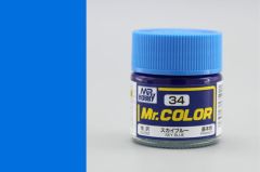 Gunze C034 10 ml. Sky Blue, Mr.Color Serisi Maket Boyası