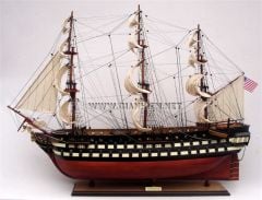 GIANHIEN TS0106W USS NORTH CAROLINA AHŞAP AHŞAP YELKENLİ SAVAŞ GEMİSİ MAKETİ