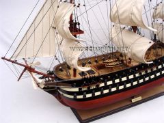 GIANHIEN TS0106W USS NORTH CAROLINA AHŞAP AHŞAP YELKENLİ SAVAŞ GEMİSİ MAKETİ