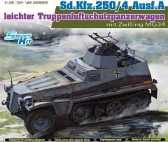 Dragon 6878 1/35 Ölçek Sd.Kfz.250/4 Ausf.A (with Zwilling MG34)  Uçaksavar Plastik Model Kiti