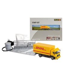 Faller 161607 1/87 Car System Başlangıç Seti, MAN DHL Kamyonlu