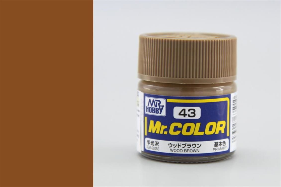 Gunze C043 10 ml. Wood Brown, Mr.Color Serisi Maket Boyası