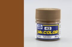 Gunze C043 10 ml. Wood Brown, Mr.Color Serisi Maket Boyası