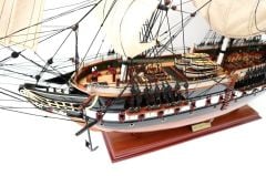 GIANHIEN TS0023P70 USS CONSTITUTION AHŞAP''DETAYLI'' YELKENLİ SAVAŞ GEMİSİ MAKETİ