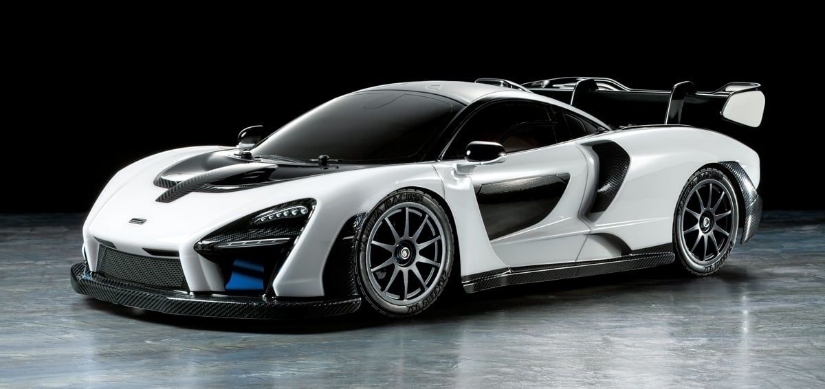 1/10 Tamiya Mclaren Senna 190 mm Boyasız Şeffaf Kaporta