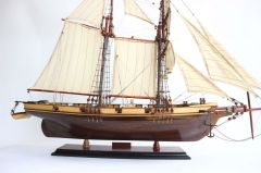 GIANHIEN TS0026W HARVEY AHŞAP HAZIR YELKENLİ GEMİ MAKETİ