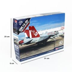 Academy 12520 1/72 USMC F/A-18+ (VMFA-232 Red Devils) Savaş Uçağı Demonte Plastik Maketi