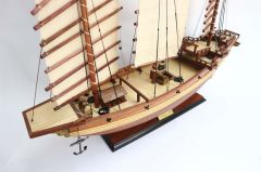 GIANHIEN TS0027RW CHINESE JUNK AHŞAP HAZIR YELKENLİ GEMİ MAKETİ