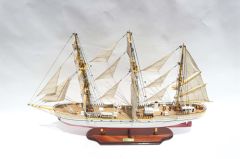 GIANHIEN TS0032P80 GORCH FOCK II AHŞAP HAZIR YELKENLİ GEMİ MAKETİ