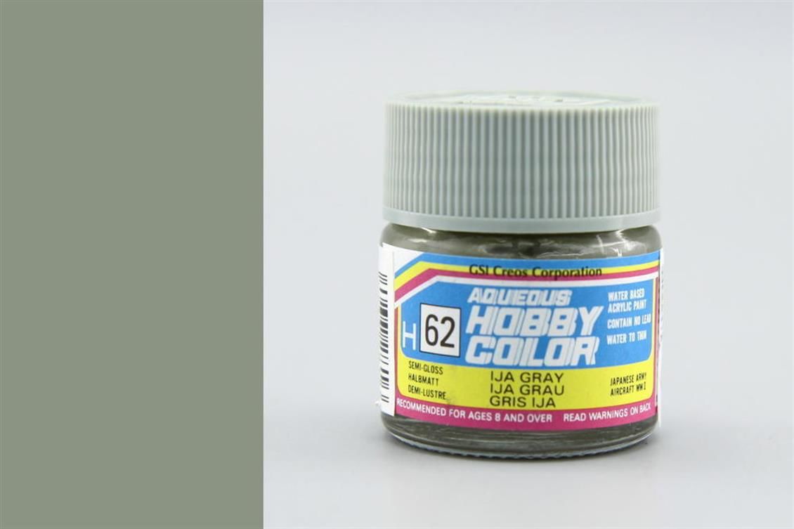 Gunze H062 10 ml. IJA Gray, Aqueous Serisi Maket Boyası