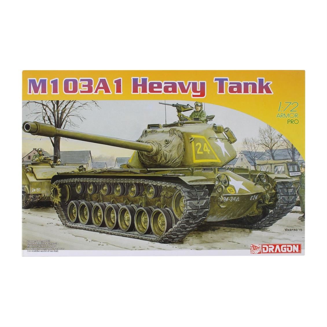 Dragon 7519 1/72 M103A1 Ağır Tank Maketi