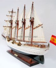 GIANHIEN TS0067P JUAN SEBASTIAN DE ELCANO AHŞAP HAZIR YELKENLİ GEMİ MAKETİ
