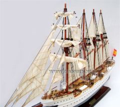 GIANHIEN TS0067P JUAN SEBASTIAN DE ELCANO AHŞAP HAZIR YELKENLİ GEMİ MAKETİ