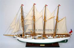 GIANHIEN TS0078P80 ESMERALDA AHŞAP HAZIR YELKENLİ GEMİ MAKETİ
