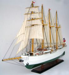 GIANHIEN TS0078P80 ESMERALDA AHŞAP HAZIR YELKENLİ GEMİ MAKETİ