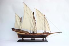 GIANHIEN FB0019W60 XEBEC OSMANLI DONANMASI AHŞAP HAZIR YELKENLİ SAVAŞ GEMİSİ MAKETİ