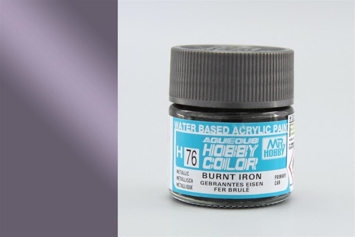 Gunze H076 10 ml. Burnt Iron, Aqueous Serisi Maket Boyası
