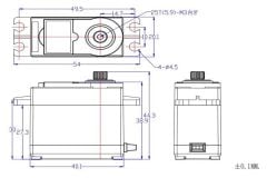 FT5116M 15kg Digital Copper Gear Servo