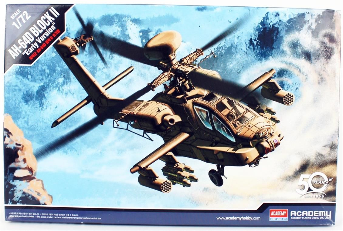 Academy 12514 1/72 AH-64D Block II Helikopter Demonte Plastik Maketi