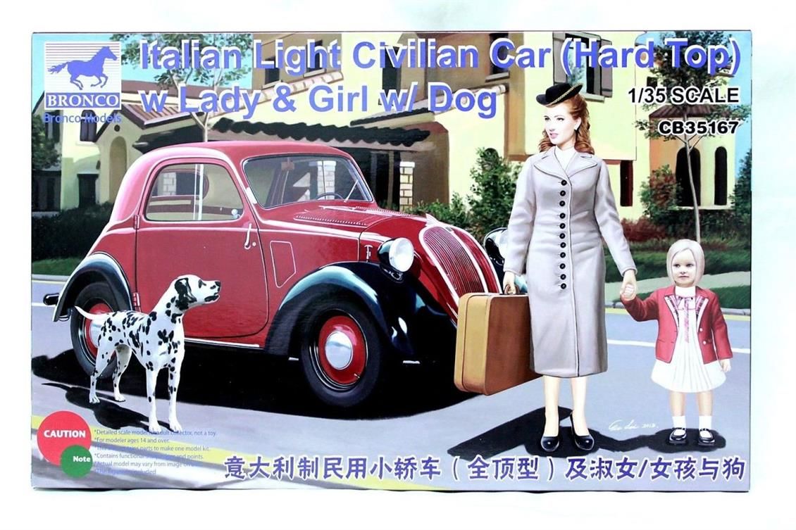 CB35167 1/35 Italian Light Civilian Car (Hard Top)