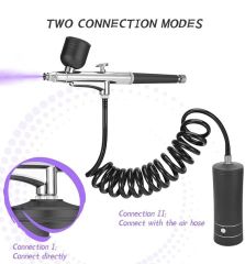 Airbrush Kit Akülü Şarj Edilebilir El tipi Kompresörlü Airbrush Seti