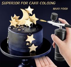 Airbrush Kit Akülü Şarj Edilebilir El tipi Kompresörlü Airbrush Seti