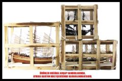 GIANHIEN YT0010P60 BLUENOSE II AHŞAP HAZIR YELKENLİ GEMİ MAKETİ