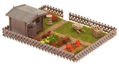 Faller 180492 1/87 Müştemilat Evi ve Aksesuarları Demonte Plastik Maketi