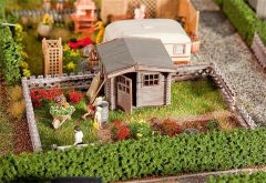 Faller 180492 1/87 Müştemilat Evi ve Aksesuarları Demonte Plastik Maketi
