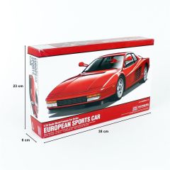 Academy 15526 1/24 Ferrari Testarossa Binek Aracı Demonte Plastik Maketi