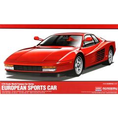 Academy 15526 1/24 Ferrari Testarossa Binek Aracı Demonte Plastik Maketi