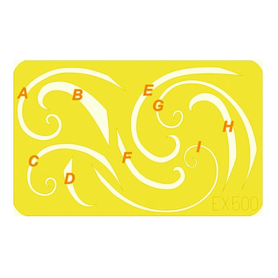 EDUARD EX500 1/48 Spinner spirals Maket Detay Seti