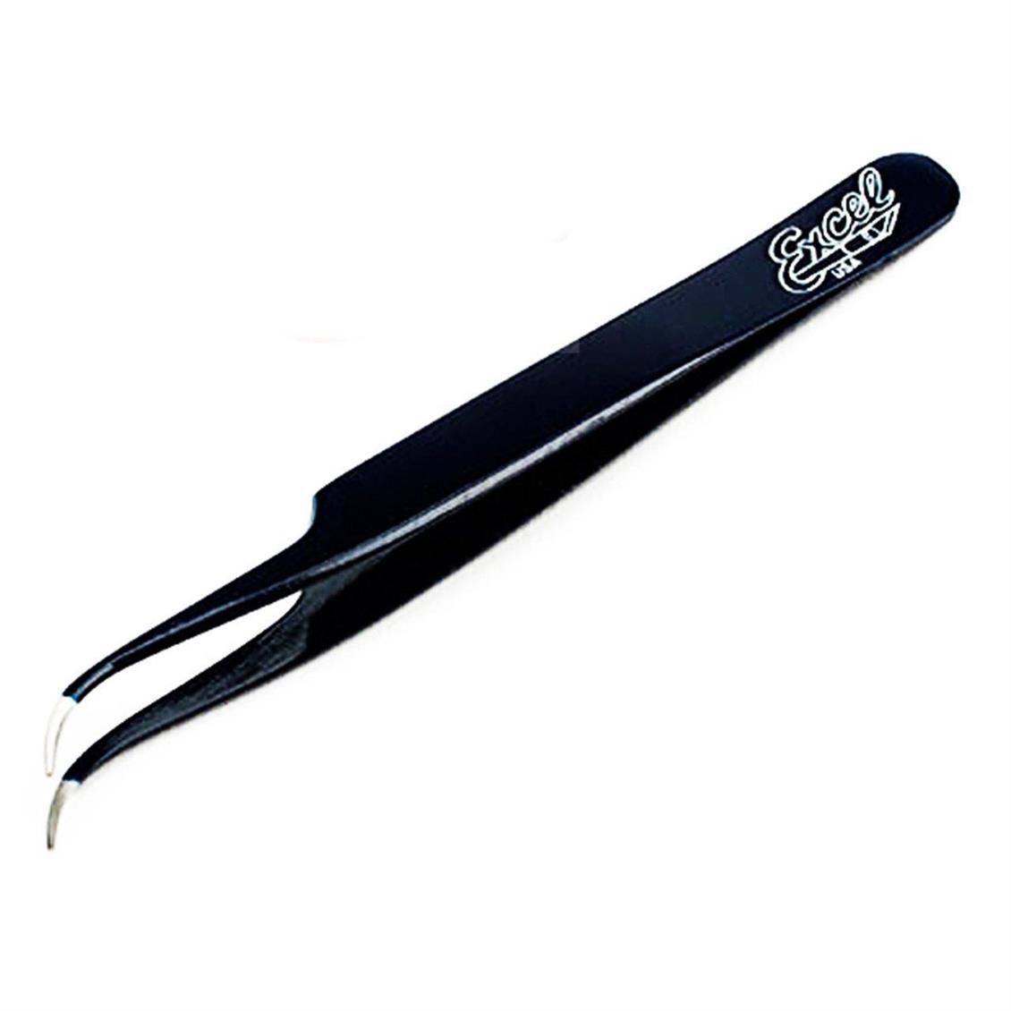 30423 4.5 İNCH SLANT POİNT TWEEZERS (BLUE)