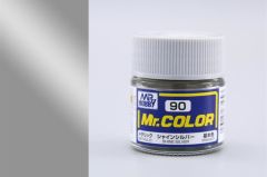 Gunze C090 10 ml. Shine Silver, Mr.Color Serisi Maket Boyası