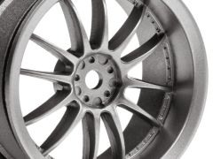 WORK XSA 02C WHEEL 26MM LIGHT GUNMENTAL (3MM offset /2PCS)