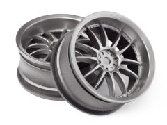 WORK XSA 02C WHEEL 26MM LIGHT GUNMENTAL (3MM offset /2PCS)