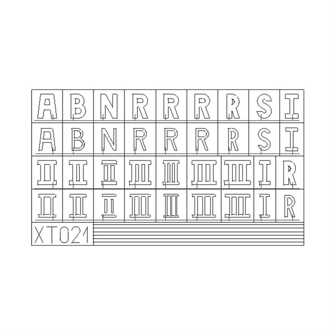EDUARD XT021 1/35 German Letters Small Maket Detay