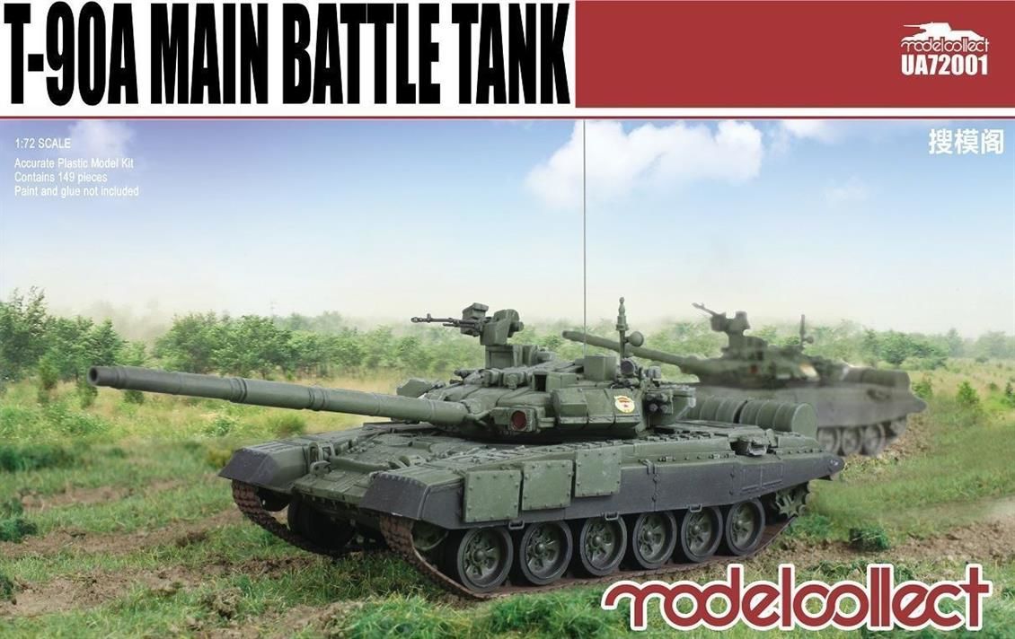 UA72001 1/72 T-90A Main Battle Tank (welded turret