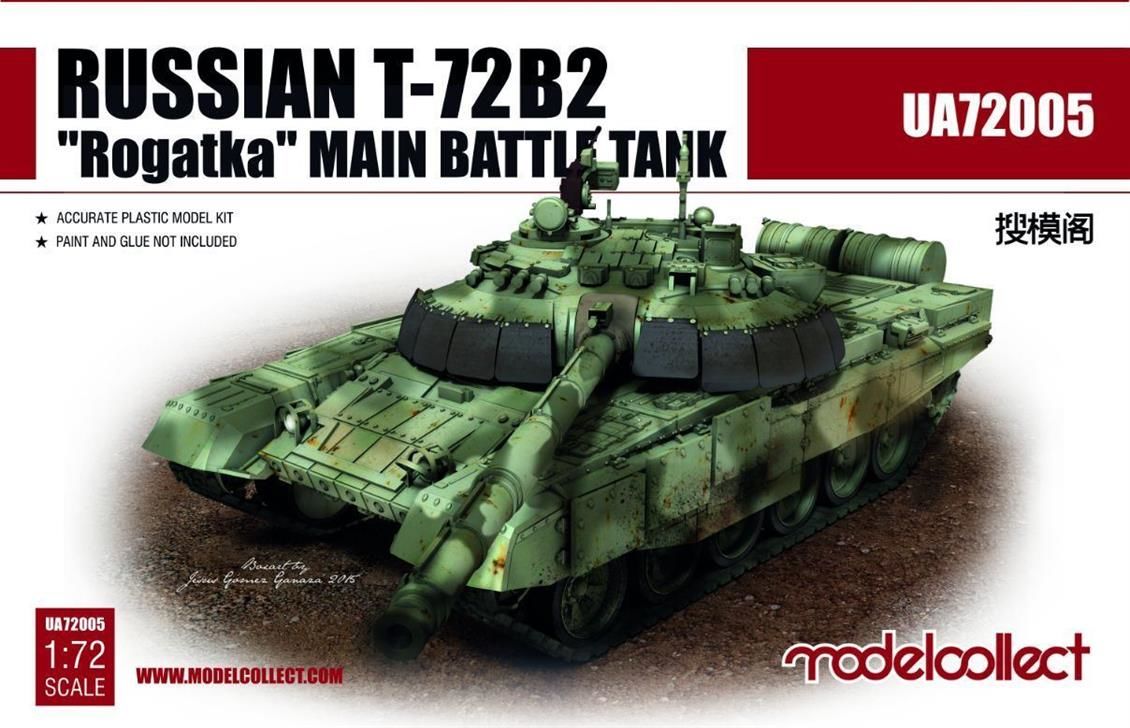 UA72005 1/72 Russian T-72B2 Rogatka Main Battle Ta