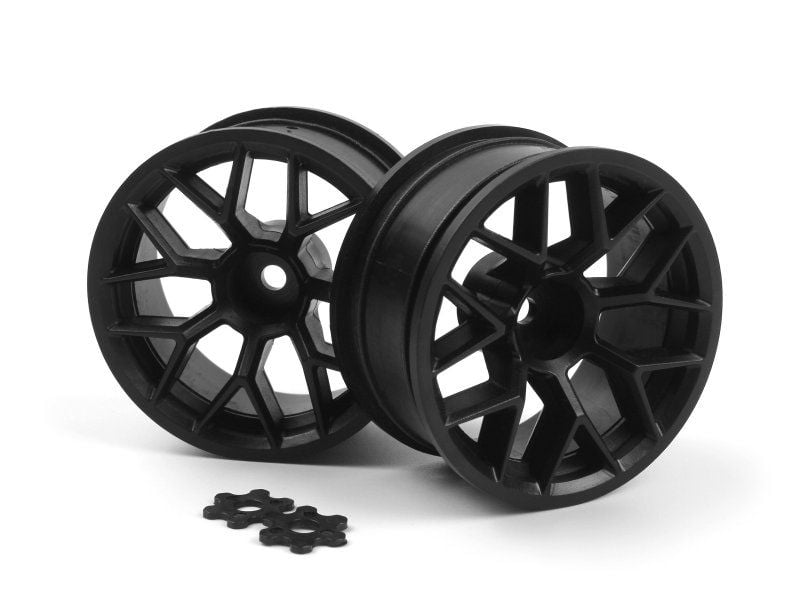 HPI Racing RTR WHEEL 26MM BLACK (6MM OFFSET/2PCS)
