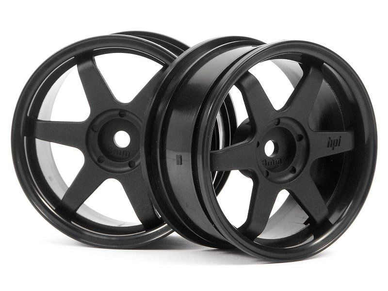 TE37 WHEEL 26mm BLACK (3mm OFFSET/ 2pcs)