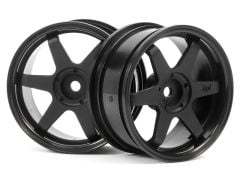 TE37 WHEEL 26mm BLACK (3mm OFFSET/ 2pcs)