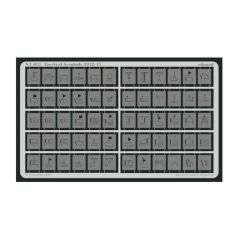 EDUARD XT031 1/35 Tactical Symbols 1942-45 Maket D