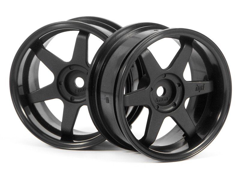 TE37 WHEEL 26mm BLACK (6mm OFFSET)