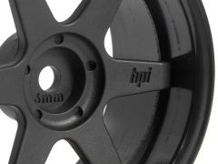 TE37 WHEEL 26mm BLACK (6mm OFFSET)